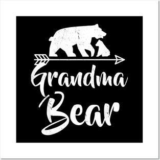 Grandma Bear T Shirt Best Gift Mothers Fathers Day Posters and Art